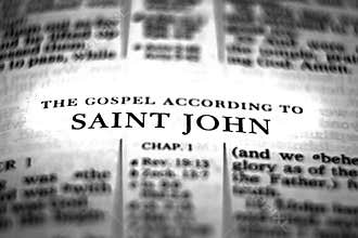 New Testament Scriptures from the Bible Book of John Apostle