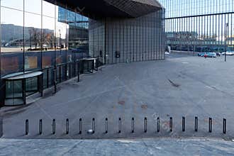 Main entrance to Internatinal Conventions Centre MCK