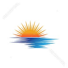 Sun Vector illustration Icon Logo Template design