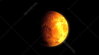 Science and space exploration, planet Venus.