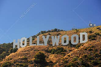 Hollywood on hill