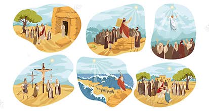 Religion, christianity, Bible set concept