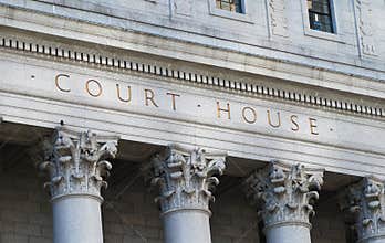 The words Court House