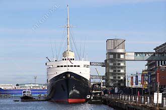 The Royal Yacht Britannia in Leith