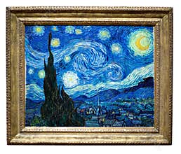 Starry Night Painting By Vincent