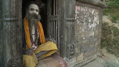 Daily scenes walking around in Katmandu