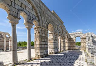 The Great Basilica in Pliska, Bulgaria