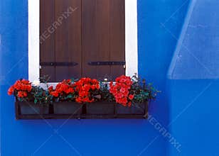 European blue wall
