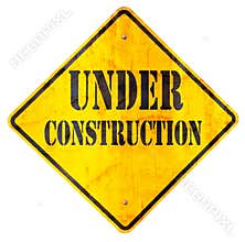 Under construction sign