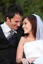 Happy Wedding Couple