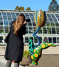 Kusama`s Art At the New York Botanical Gardens