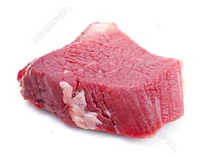 Raw beef meat