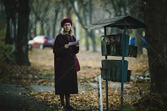 A woman received a tragic letter. Eastern Europe.