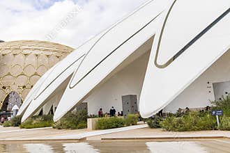 Dubai, UAE - 02.11.2022 - Expo 2020, UAE pavilion. Event