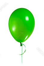 Green balloon