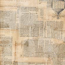 Grungy Antique newspaper paper collage