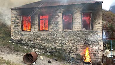 Karabakh war scene