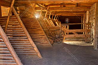 Horse Stalls at Fort Caspar