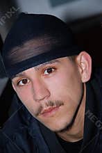 Portrait of a Teenage Boy From The Hood