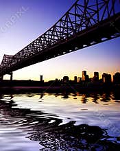 Crescent City Connection Bridge in New Orleans