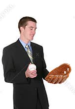 Baseball Business Man