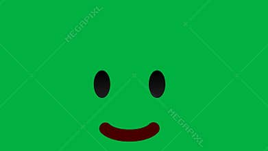 shy, blushing and lovely expression green screen