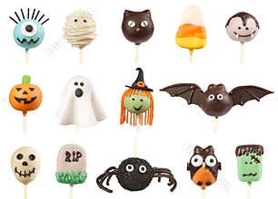Halloween cake pops