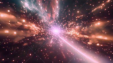 The symphony builds to a crescendo as the particles reach their maximum energy creating a mesmerizing display of motion