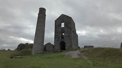 English rural landscape b-roll from Magpie Mine in the Derbyshire Peak District National Park