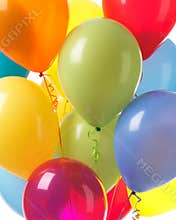 Colorful balloons background