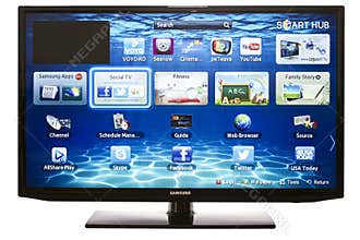 Smart TV with Samsung Apps and Web Browser