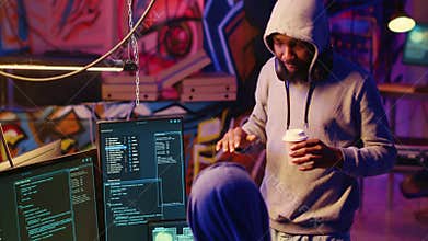 Security hackers breaching defenses