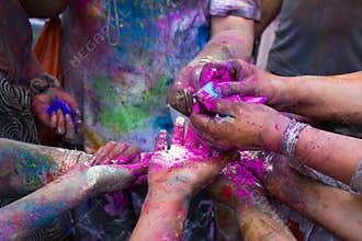 Hands of Holi Festival 2013 in Kuala Lumpur, Malaysia