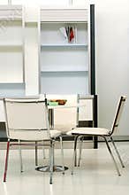 White interior design