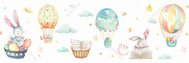 Add Easter charm to your projects with our Bunny clip art!