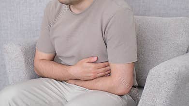 man stomach pain
