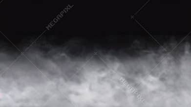 Steam smoke loop rising from bottom to top. Endless loop