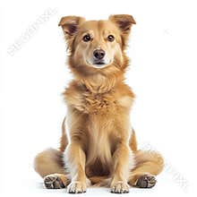  portrait of a Shiba Inu dog doing yoga on a transparent background