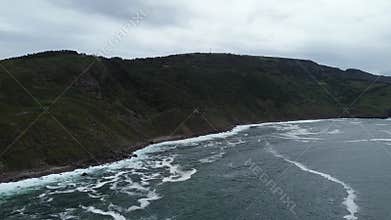A cloudy day in the north of Spain in the area of the Matxitxako lighthouse