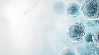 Detailed illustration of exosomes in scientific research and medical studies