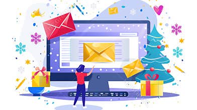 Creative Holiday Email Design: Vibrant Layout and Eye-Catching Graphics for Seasonal Campaigns