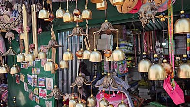 Artistry for sale explore a variety of decorative items at a shop in Dharamshala
