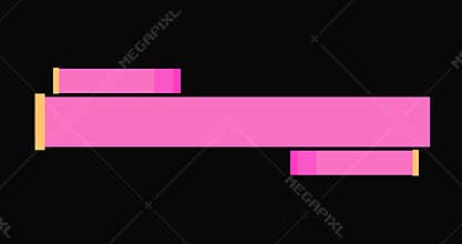 Lower Third illustration. Modern design lower third in colors shades lower third illustration.