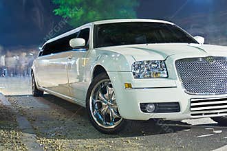 White limousine