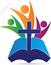 Holy bible cross people