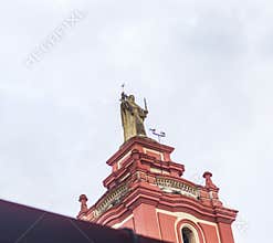 03.03.2024 - Camaguey, Santa Lucia, Cuba - One of the churches in the city. Religion
