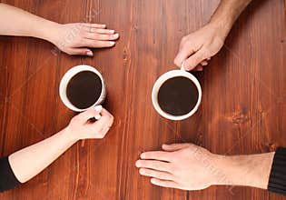 Four Hands on the table