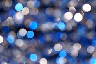 Blue & Silver Blur Background