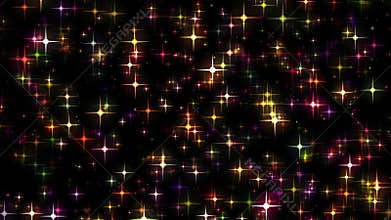 Stars Glittering and Moving Like Fire Flies