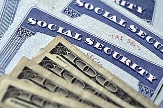 Social Security Cards and Cash Money